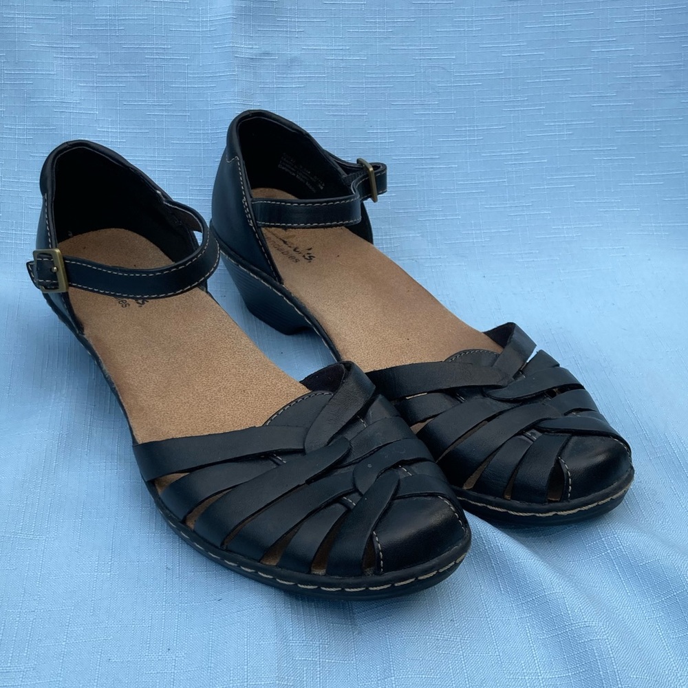 Clark’s Bendables Black Heels 8.5